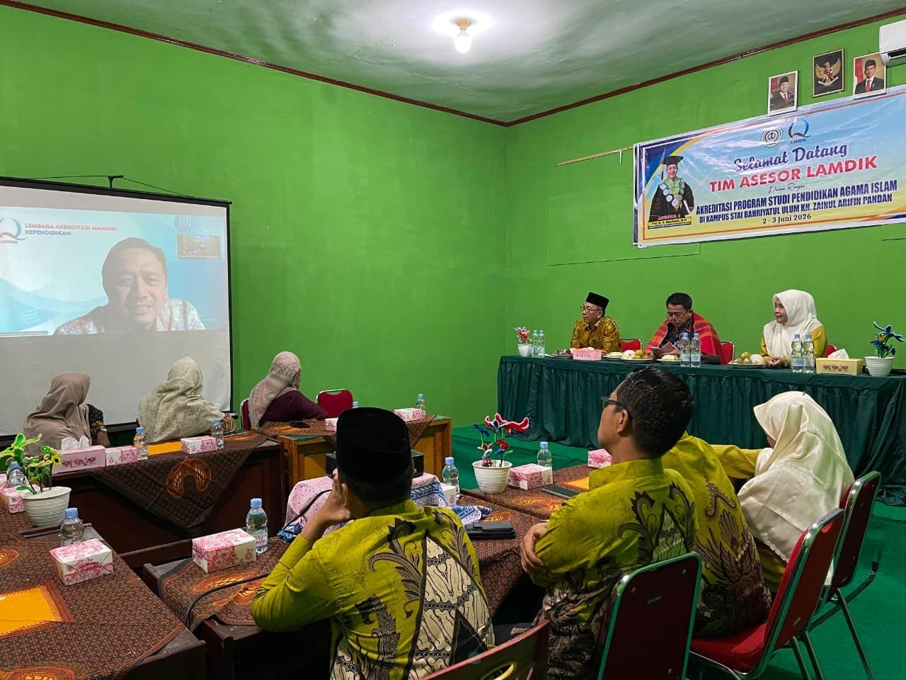 STAI Bahriyatul Ulum Pandan Sambut Tim Asesor LAMDIK untuk Akreditasi Prodi PAI