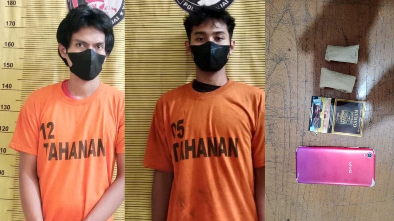 Operasi Undercover Buy di Kota Binjai, Dua Pengedar Ganja Diringkus